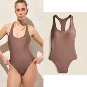 NWT J CREW Gail one-piece in Classic Sculpt in Willow Wood